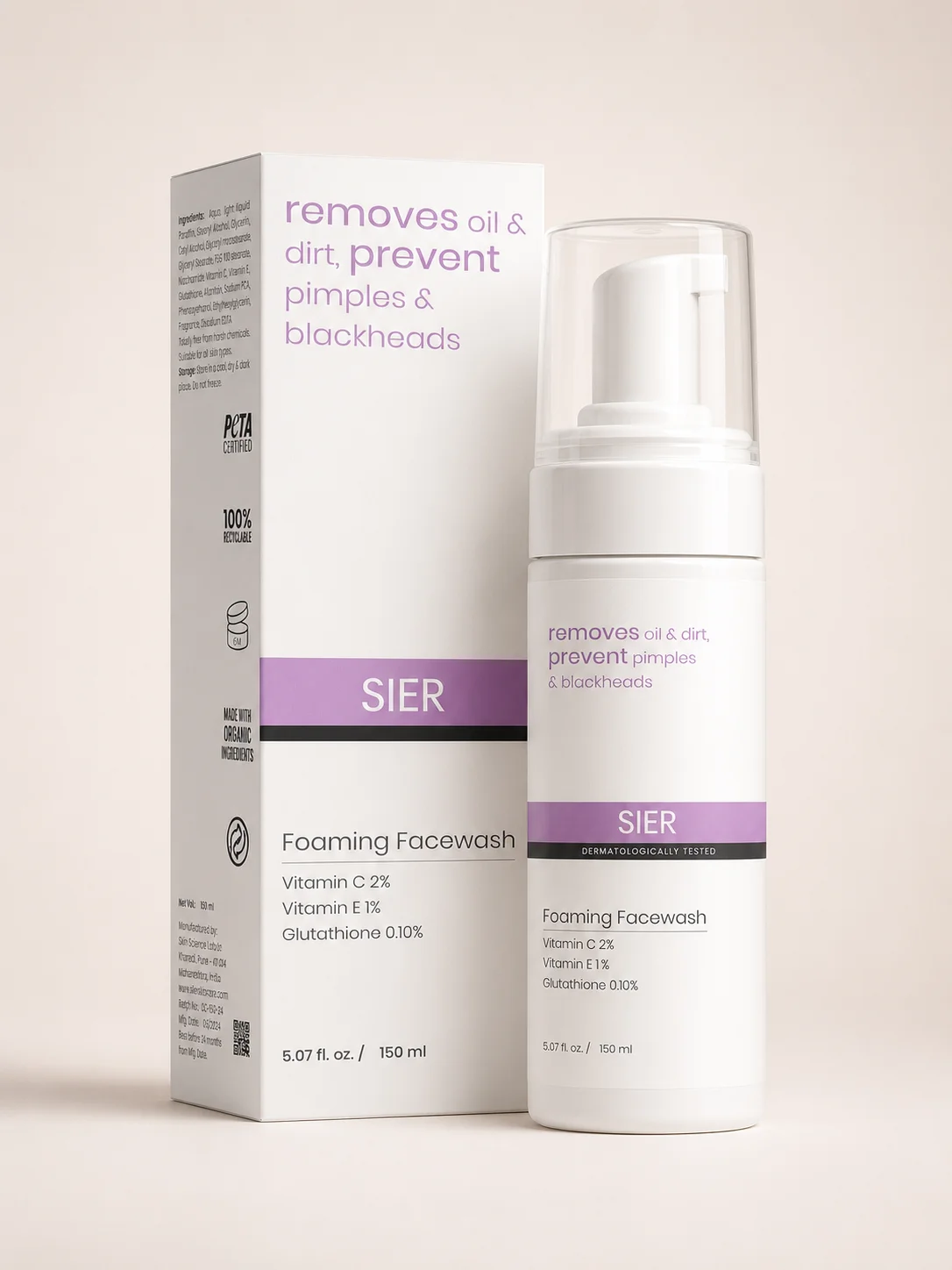 Stabilized Vitamin C Serum Application